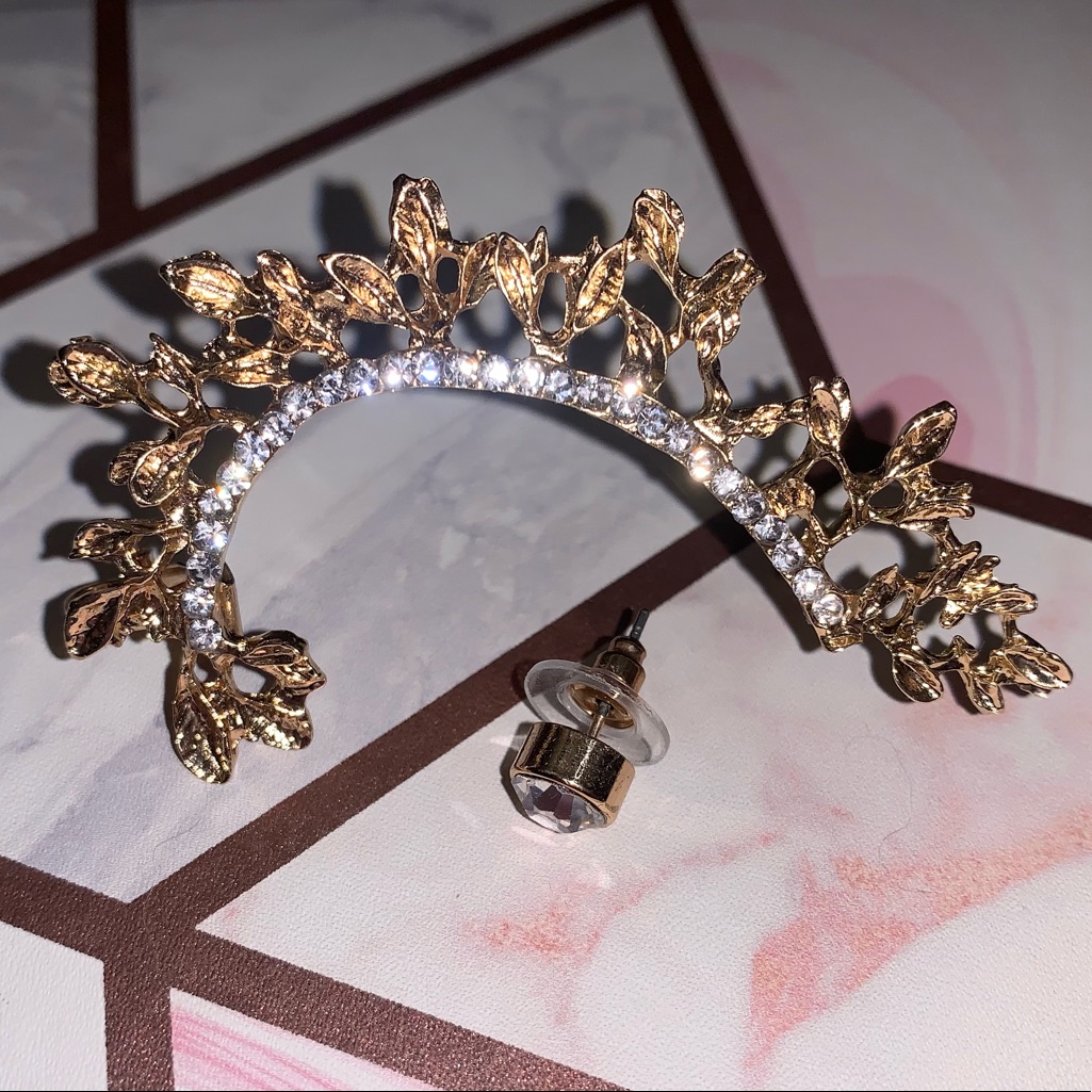Cuff & Stud Earring Set